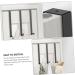 Housoutil Stainless 4 Pcs Door Hook Wall Mounted Clothes Hanger Hooks for Hats Towel Hanger Door Hanger Porch Cloth Hook - Buy Online on GoSupps.com