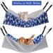 Adjustable Cat Hammock Bed - Comfortable Hanging Pet Hammock for Cats, Small Dogs, Rabbits & Small Animals (Blue) - Buy Online on GoSupps.com