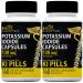 Potassium Iodide Capsules 130 mg (2 Pack) - (280 Capsules) EXP 10/2032 - Ki Pills Potassium Iodine Tablets 130 mg - Potassium Iodide Tablets YODO Naciente