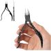 Black Toenail Ingrown Nail Art Cuticle Nipper Clipper Edge Cutter Manicure Scissor Plier Tool Pedicure Dead Skin Remover (Color : 2pc) - Buy Online on GoSupps.com