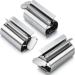 Ardentity 3 pieces Tuben squeezer toothpaste squeezer metal roll tube toothpaste squeezer toothpaste seat holder standing toothpaste dispensers for bathrooms