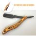 Buy PATKAW Stainless Steel Folding Razor with Wooden Handle | Vintage Beard & Hairdresser Razor - Buy Online on GoSupps.com