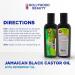 Hollywood Beauty Jamaican Black Castor Oil with Peppermint Oil 3 Oz (Pack of 2) - 6 Fl Oz Total - Buy Online on GoSupps.com