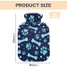 Mnsruu 2L Hot Water Bottle with Soft Paw & Bone Cover - Perfect Christmas Gift for Women & Kids - Buy Online on GoSupps.com