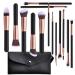 Zhurson make-up brush 14-part red-gold make-up brush set face and eye brush suitable for foundation powder and eyeshadow.