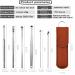 Innovative 6-in-1 Ear Wax Cleaner Tool Set - Stainless Steel Ear Picks for Effective Earwax Removal (Black) | International Shipping Available - Buy Online on GoSupps.com