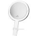 Fantasia Hand and Standing Mirror with Handle: Elegant Travel Mirror with Removable Stand Double-Sided Normal and 10x Magnification Length: 26 cm Hand Mirror with Handle