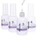 Drizzle Beauty Dip Powder Liquid Set - Dip Powder Activator Base Coat Top Coat and Dipping Powder Brush Saver, 4PCS 0.5oz for Dip Powder Nail Kit, Dip Powder Liquid for Starter, Nail Manicure Kit. Model 3