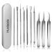 10Pcs Blackhead Remover Pimple Popper Tool Kit  Comedone Extractor  Acne Kit for Blackhead  Zit Removing Professional Blackhead Extractor Tool for Nose Face
