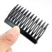 Set of 4 Tort Plain Hair Combs Slides 7cm - Strong Hold Hair Clips for Girls & Women - Buy Online on GoSupps.com