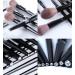 TEXAMO Professional Makeup Brush Set for Kabuki Foundation Powder Contour Blush Highlighter Eye Shadow - Black (C-Diamond Brush) with Cosmetics Bag - Buy Online on GoSupps.com