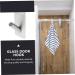 DOITOOL 4 Pcs Bathroom Door Hook Towel Hooks Hat Hooks Over The Door Towel Hook Bathroom Hanger Scarf Letter 17.8X4CMx2pcs Silverx2pcs - Buy Online on GoSupps.com