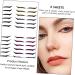 CRILSTYLEO 6pcs Eyeliner Double Eyelid Eye Line Strip Sticker Double Sided Eyelid Tape Stickers Plastic - Buy Online on GoSupps.com