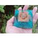 Handmade Blue Onyx Tree of Life Orgone Pyramid for Positive Energy and Balance - Infused with Crystals, Metal Shavings, and Resin for Healing - Buy Online on GoSupps.com