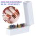 Rosy Finch Nail Drill Bits Holder - 30 Holes Portable Storage Stand for Acrylic Nail Tools - Buy Online on GoSupps.com