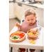 ShipShape Bamboo Baby Weaning Set | Suction Plates & Bowls, Spoons, Bib | Free eBook | Toddler Feeding Set in Turkish Rose - Buy Online on GoSupps.com