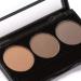 Durable Eyebrow Powder - Waterproof & Weld-Resistant Eye Cosmetic | 3 Colors with Brushes for Travel or Party - Buy Online on GoSupps.com