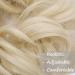 Messy Hair Bun Donut Chignon Updo Scrunchie Hairpiece | Bleach Blond Ponytail Extension 25g - Buy Online on GoSupps.com