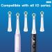 HSYTEK Replacement Head for Oral-B IO Series 3-10 | Compatible Toothbrush Heads for Braun Oral-B IO Electric Toothbrushes - Black/White - Buy Online on GoSupps.com