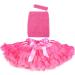 4pcs Crochet Tube Top & Tutu Infant Dress Set - Hot Pink | Baby Girls Skirt Pettiskirt - Buy Online on GoSupps.com
