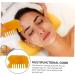 FOMIYES 2pcs Comb Multitools - Acupuncture Head Massager & Gua Sha Hairbrush Scraping Tool Heat Jade Massage Board - Orange 9.5X5.8X1cm - International Shipping Available - Buy Online on GoSupps.com