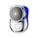 Blitzpro Mini Electric Shaver Blitzpro Mini Portable Electric Shaver Pocket Size Electric Shaver for Men Women Rechargeable Easy One-Button Waterproof Electric Razor for Travel (#B)