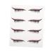 Didiseaon 8 Pairs colorful stickers shiny eyeliner stickers double eyelid bar