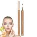 Double Tip Waterproof Eyeliner Korean Makeup Bottom Lash Pencil 0.01 mm Very Fine Liquid Eyeliner Natural Clear Makeup Quick Dry Long Lasting Eyeliner Waterproof Eyeliner High Fit C: Tea Brown