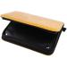 Leather Scissors Salon Hair Barber Shear Hairdressing Holder Pouch Case Bag Simple Classical Style Double Layered Design - Yellow 26 x 17cm - Buy Online on GoSupps.com