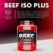 OUT ANGLED Beef Iso Plus Zero Fat Zero Sugar 90% Beef Protein Isolate - Apple Raspberry Flavor - 1.8kg - Buy Online on GoSupps.com