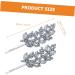 FRCOLOR 5 Pairs Rhinestone Hair Clip Girl Hair Accessories Hair Decorations for Women Rhinestone Bridal Hair Clip Girl Hair Clips Hair Clips for Hair Jewelry Leaf Bride Zinc Alloy - Buy Online on GoSupps.com