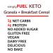 simplyFUEL KETO Granola | Low Carb Cereal | 1g Net Carbs, No Sugar, Gluten-Free, Vegan, 11oz - Buy Online on GoSupps.com