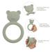 Meanus Teething Rings for Babies | Bear Shaped Silicone Teething Toy | BPA Free | Sage + Ether - Buy Online on GoSupps.com