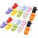 DOITOOL 100 pcs Plastic Baby Teether Toy Pacifier Clips - Soother Toy & Pacifier Suspender for Infants - Buy Online on GoSupps.com