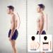 TOYMIS Posture Corrector Back Brace - Adjustable Upper Back Support for Men & Women | Breathable Design Relieves Fatigue (Black White) - International Shipping - Buy Online on GoSupps.com