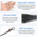 Decareta 40PCs Stainless Steel Front Fan - 30cm Fishing Gear with Carabiner Hooks | Ideal for Predatory Fishing - Buy Online on GoSupps.com