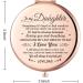 Wailozco Rose Gold Compact Mirror - Unique Daughter Gift from Dad for Graduation, Birthday, Christmas - Always Be My Baby Girl Love Saying - Buy Online on GoSupps.com