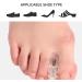 Buy Gel Toe Separator 2/4Pcs - Hammer Toe Corrector & Cushions for Pressure Relief | Prevent Rubbing & Protect Toes - Buy Online on GoSupps.com