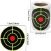 100 Pcs Self-Adhesive Splatter Targets - 3 Inch Round Reactive Paper Targets for Shooting Range - Fluorescent Shooting Targets - Buy Online on GoSupps.com