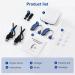 Rechargeable Hearing Aids for Seniors with Noise Cancelling - Blue | Nano Digital Amplifier for Invisible Hearing Loss - Buy Online on GoSupps.com