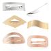 6 Pieces Women Metal Hair Barrettes French Elegant Clips for Girls Minimalist Hollow Hair Clips Pins Retro Spring Hair Accessories  Gold  Silver and Rose Gold