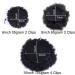 10 Inch High Puff Afro Curly Wig Ponytail | Synthetic Kinky Curly Hair Bun | Drawstring Clip In | Color 1B 30 | International Shipping Available - Buy Online on GoSupps.com