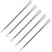Alloy Flat Hair Needles | Black Reusable Hairpins for Quick Curls & No Damage | Easy Hair Shaping - International Shipping - Buy Online on GoSupps.com