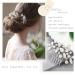 Unicra Bridal Wedding Hair Comb | Crystal Hair Accessories for Women & Girls | Elegant Silver Bridal Hairpieces - Buy Online on GoSupps.com