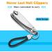 Premium Stainless Steel Nail Clipper Set - Effortless Fingernail & Toenail Cutter for Men & Women | Sharp Nail File Included | International Shipping Available - Buy Online on GoSupps.com