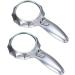 Magnifying Glasses for Hobbies Reading Magnifier Ultra-Large Handheld Magnifying Glass with LED Light High Magnification Magnifying Glass Large-Sized Lighting Reading Magnifying Glass Vision