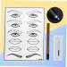 Gogogmee Practice Skin Kit Mouth Eyebrow Microblading End Single White and Practice Eye Skin Kit Pen Semi-permanent - Buy Online on GoSupps.com