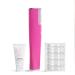 DERMAFLASH LUXE Device, Anti,Aging, Exfoliation, Hair Removal, and Dermaplaning Tool with Sonic Edge Technology and 4 Weeks of Treatment Hot Pink LUXE +