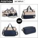 Miss Lulu 5-Set Baby Diaper Bag | Stylish Navy Mother Handbag & Bottle Holder | Perfect for International Shipping - Buy Online on GoSupps.com