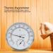 Goshyda Stainless Steel Sauna Thermometer & Hygrometer Accurate Bathroom & Sauna Temperature Checker - Buy Online on GoSupps.com